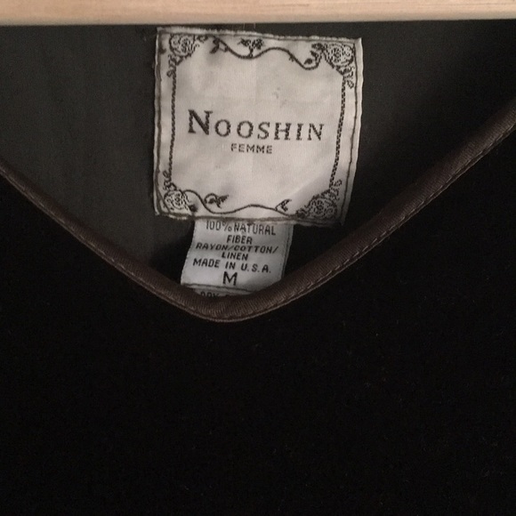 NOOSHIN FEMME COCO SILK VELVET TOP M - Picture 4 of 5